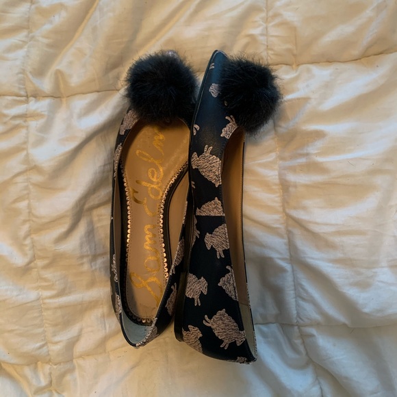 Sam Edelman pointed toe women leather flats. - Picture 3 of 4